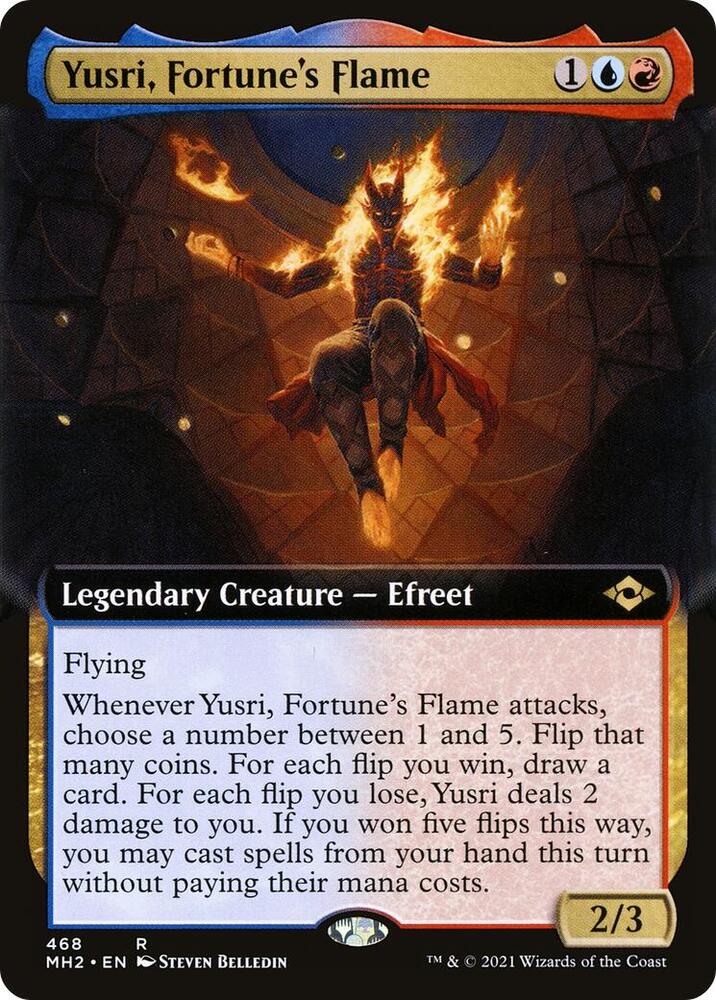Yusri Fortunes Flame Extended Art 468/303 (Modern Horizons 2)  | Good Games Modbury