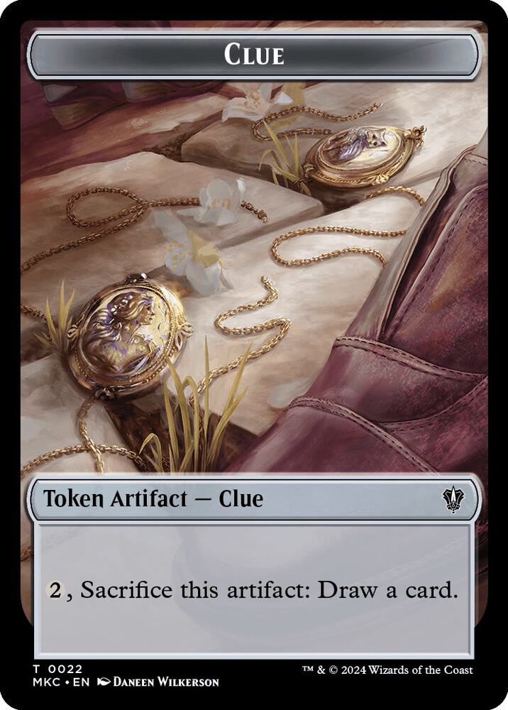 Clue Food Double Sided Token 22 // 24 (Commander: Murders at Karlov Manor)  | Good Games Modbury