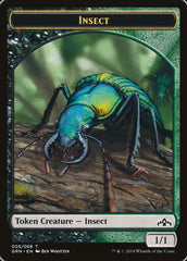 Saproling // Insect Double-Sided Token [Guilds of Ravnica Guild Kit Tokens] | Good Games Modbury