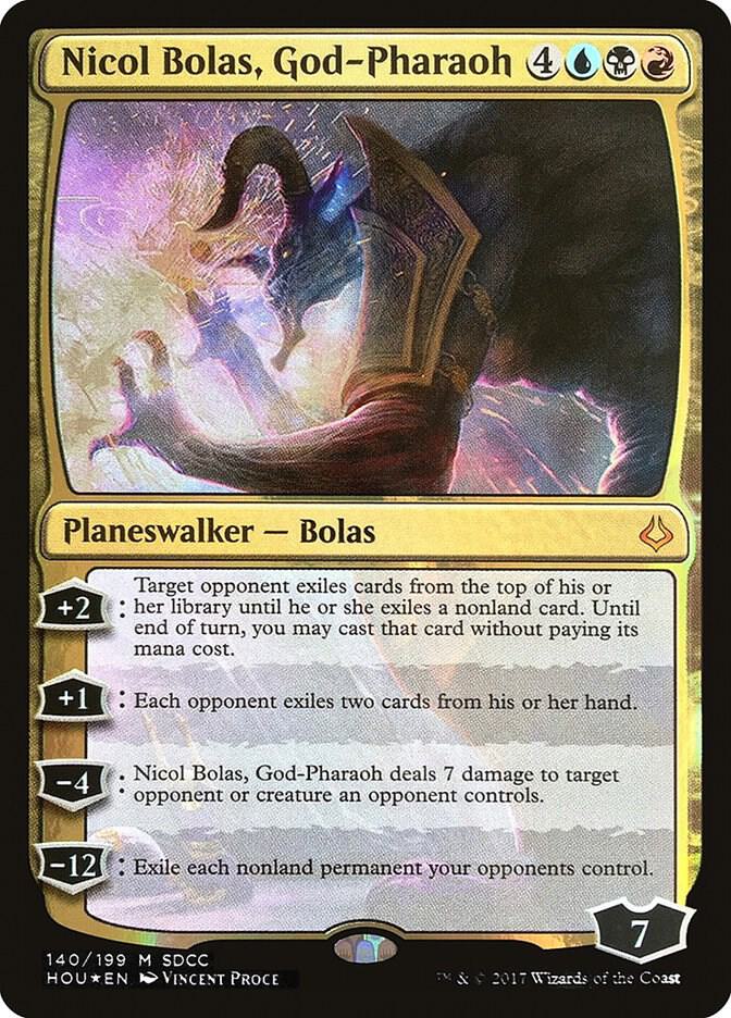 Nicol Bolas, God-Pharaoh 140/199 (Media Promos)  - Foil | Good Games Modbury