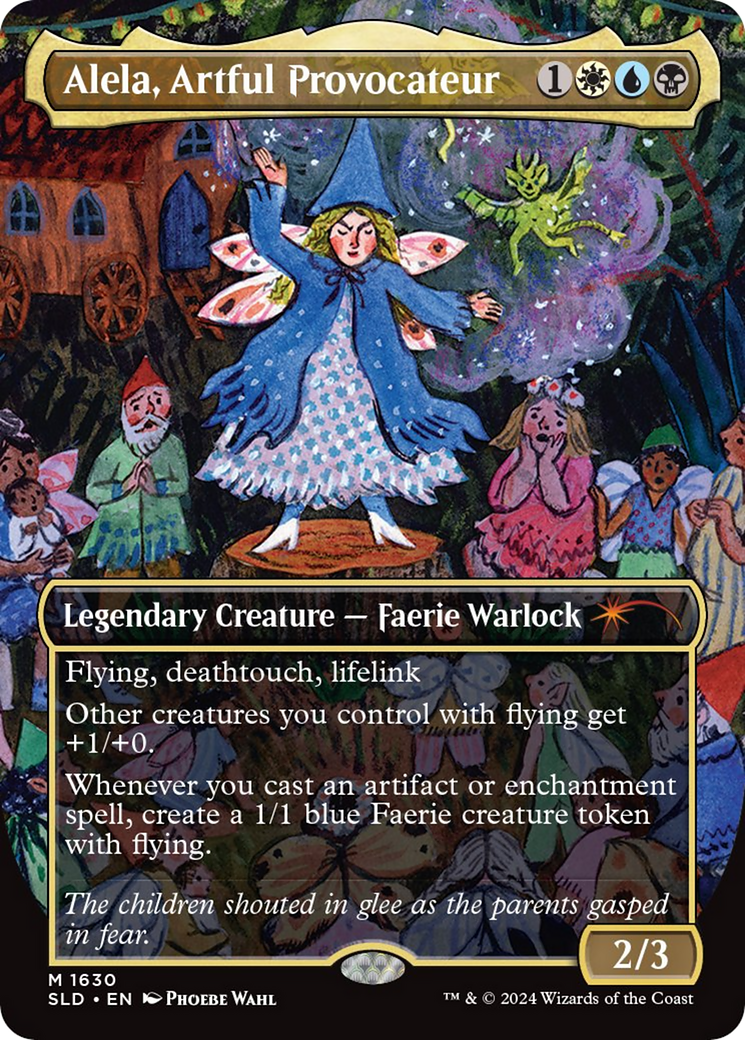 Alela, Artful Provocateur (1630) (Rainbow Foil) [Secret Lair Drop Series] | Good Games Modbury