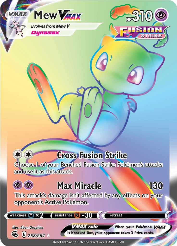 Mew VMAX (268/264) [Sword & Shield: Fusion Strike] | Good Games Modbury