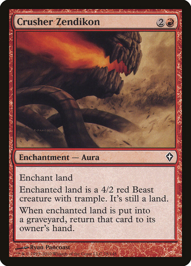 Crusher Zendikon 78 (Worldwake)  - Foil | Good Games Modbury
