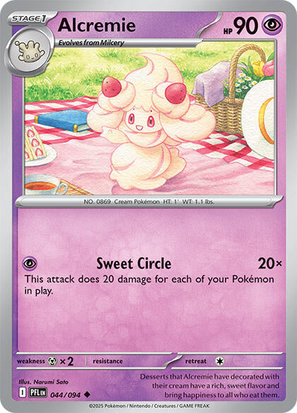 Alcremie (044/094) [Mega Evolution: Phantasmal Flames] | Good Games Modbury