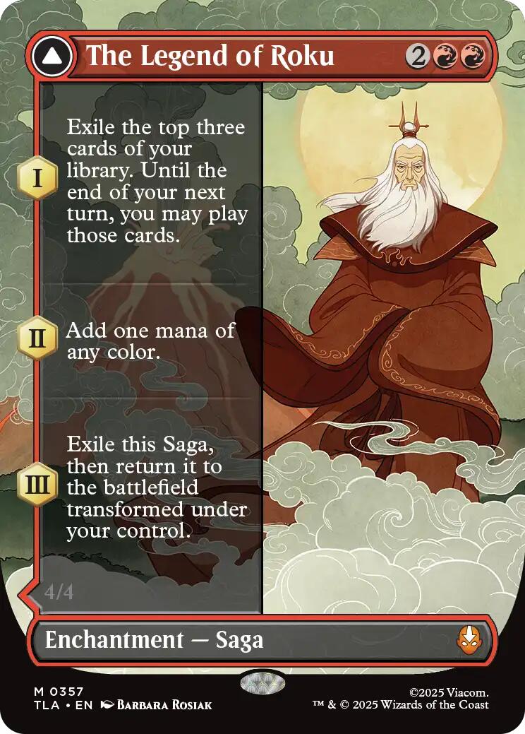 The Legend of Roku (Borderless) [Avatar: The Last Airbender] | Good Games Modbury