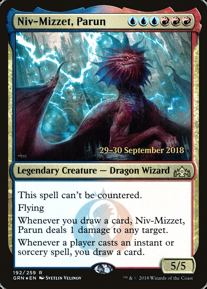 Niv-Mizzet, Parun [Guilds of Ravnica Prerelease Promos] | Good Games Modbury