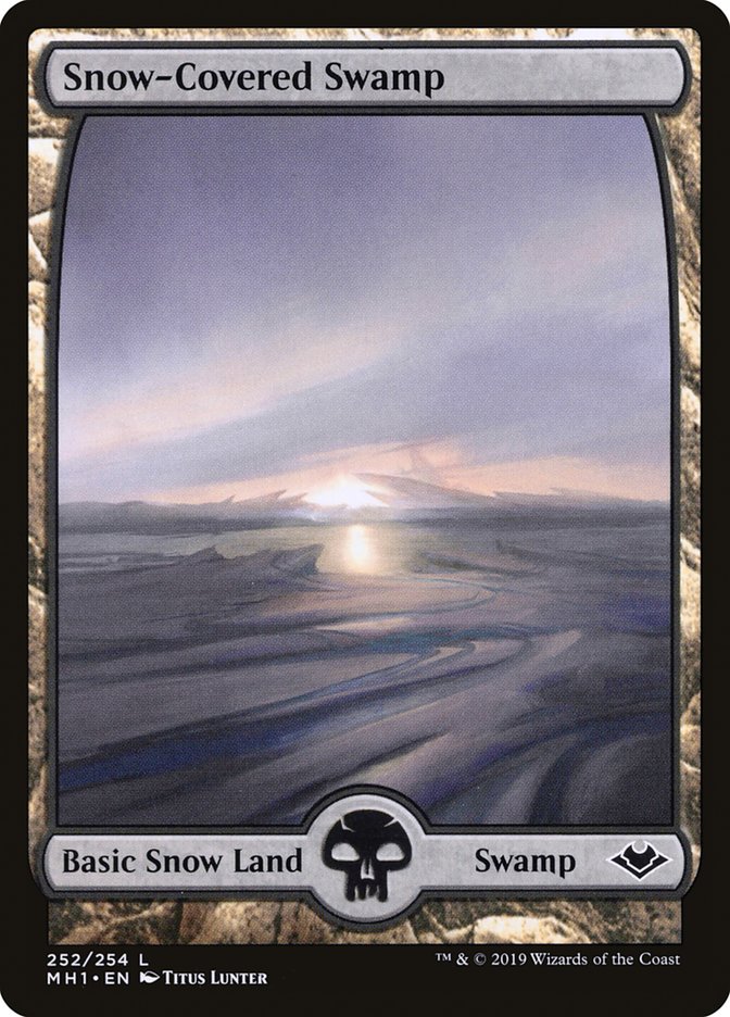 Snow-Covered Swamp [Modern Horizons] | Good Games Modbury