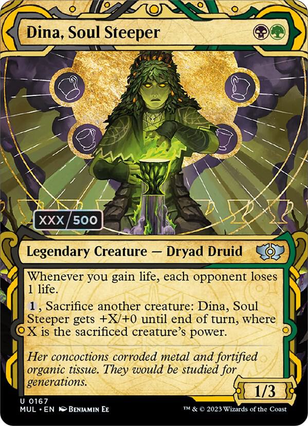 Dina, Soul Steeper Serialized 167z/65 (March of the Machine: Multiverse Legends)  - Double Rainbow Foil | Good Games Modbury