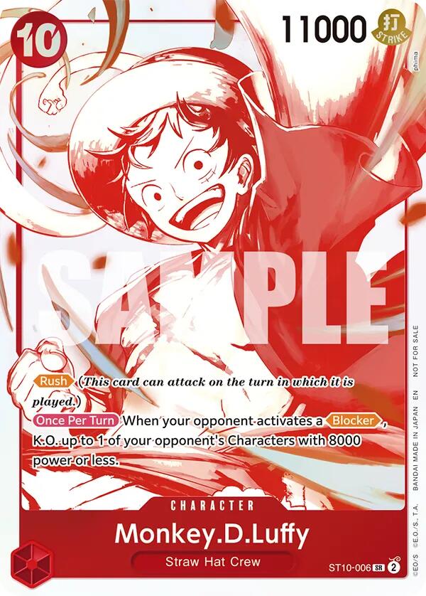 Monkey.D.Luffy (ST10-006) (3rd Anniversary Treasure Campaign Pack) [One Piece Promotion Cards] | Good Games Modbury