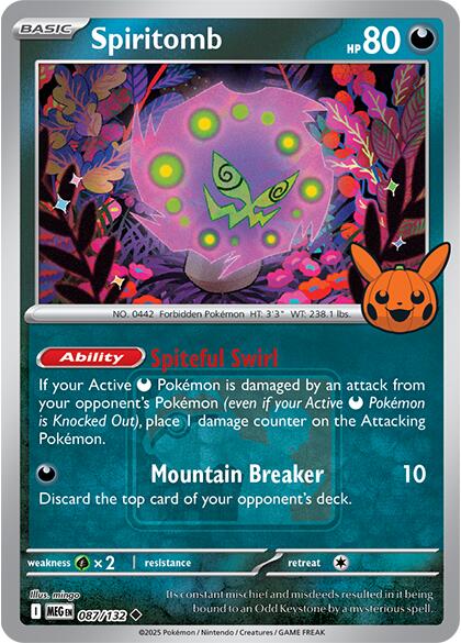 Spiritomb (087/132) (Pokeween 2025) [Miscellaneous Cards] | Good Games Modbury