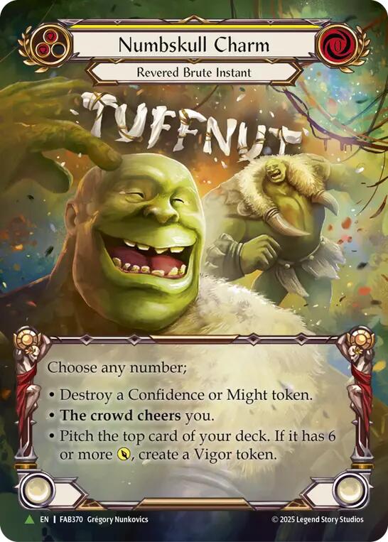 Numbskull Charm [FAB370] (Super Slam)  Cold Foil | Good Games Modbury