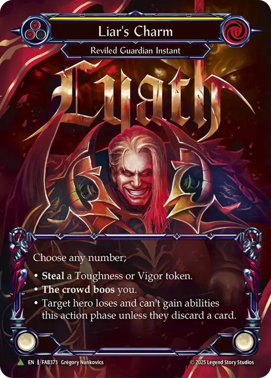 Liar's Charm [FAB373] (Promo)  Cold Foil | Good Games Modbury