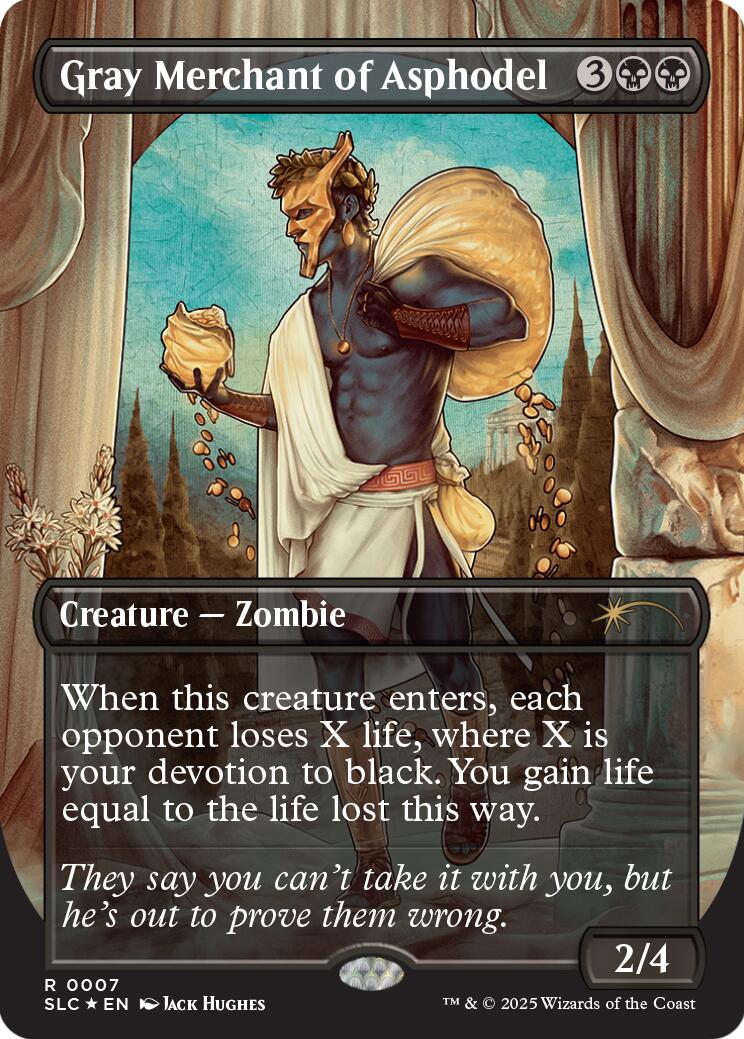 Gray Merchant of Asphodel (Halo Foil) [Secret Lair Countdown Kit] | Good Games Modbury