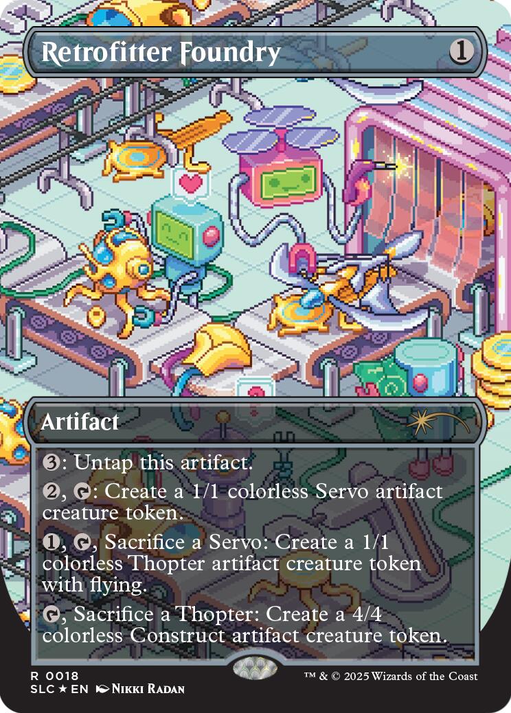 Retrofitter Foundry (Halo Foil) [Secret Lair Countdown Kit] | Good Games Modbury