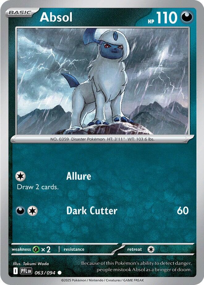 Absol (063/094) [Mega Evolution: Phantasmal Flames] | Good Games Modbury