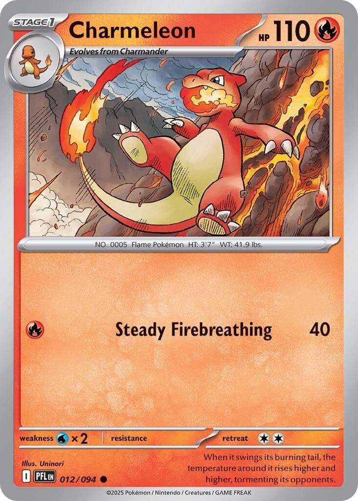 Charmeleon (012/094) [Mega Evolution: Phantasmal Flames] | Good Games Modbury