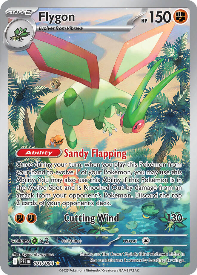 Flygon (101/094) [Mega Evolution: Phantasmal Flames] | Good Games Modbury