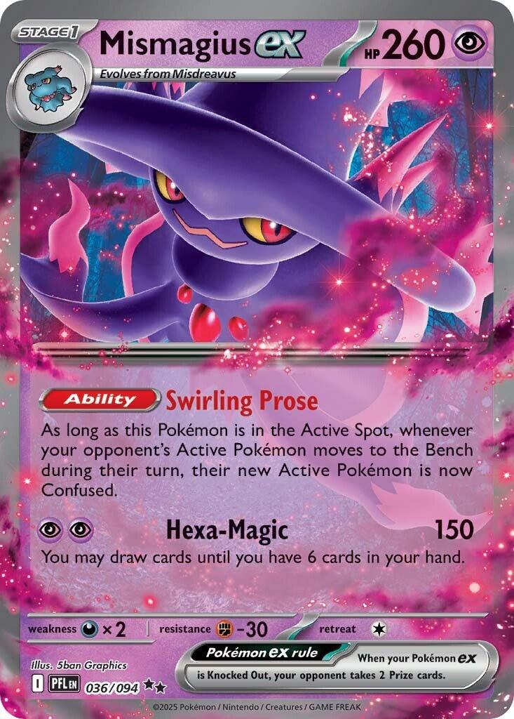 Mismagius ex (036/094) [Mega Evolution: Phantasmal Flames] | Good Games Modbury