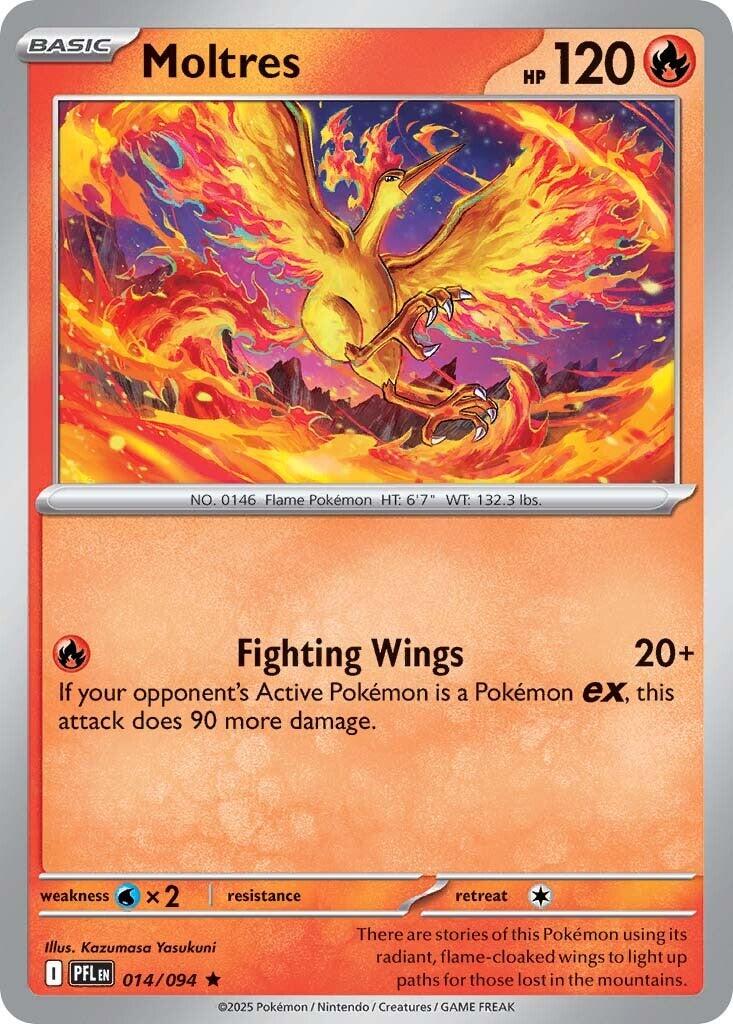 Moltres (014/094) [Mega Evolution: Phantasmal Flames] | Good Games Modbury