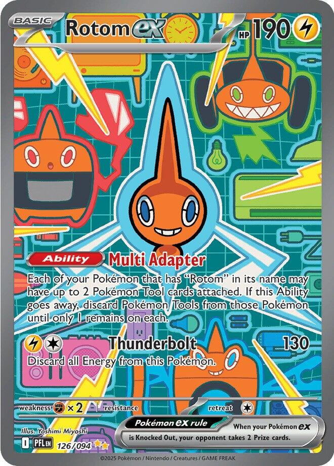 Rotom ex (126/094) [Mega Evolution: Phantasmal Flames] | Good Games Modbury
