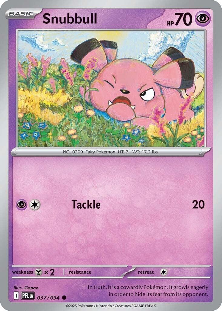 Snubbull (037/094) [Mega Evolution: Phantasmal Flames] | Good Games Modbury