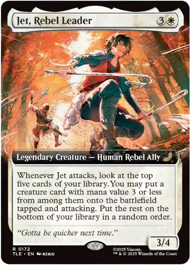 Jet, Rebel Leader (Extended Art) [Avatar: The Last Airbender: Eternal-Legal] | Good Games Modbury