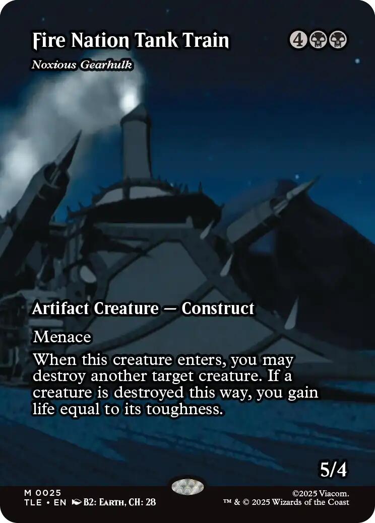 Fire Nation Tank Train - Noxious Gearhulk (Borderless) [Avatar: The Last Airbender: Eternal-Legal] | Good Games Modbury