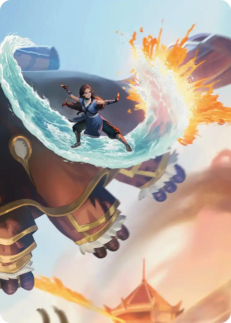 Katara's Reversal Art Card [Avatar: The Last Airbender Art Series] | Good Games Modbury