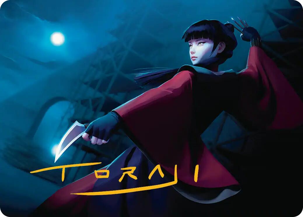 Mai, Jaded Edge Art Card (Gold-Stamped Signature) [Avatar: The Last Airbender Art Series] | Good Games Modbury