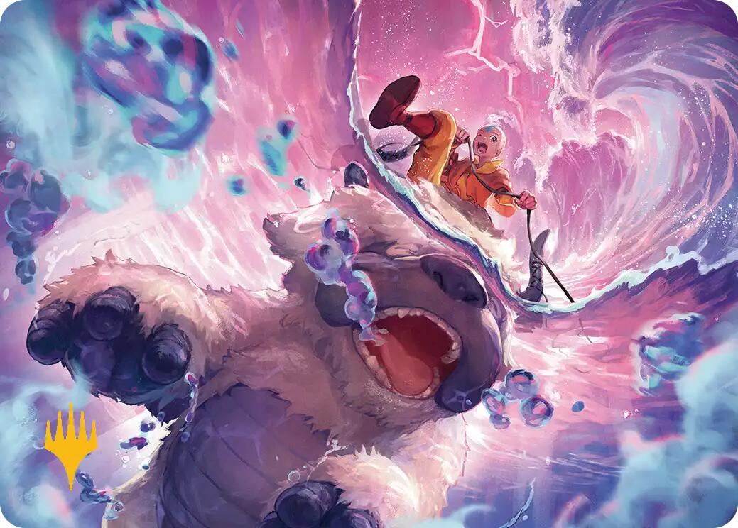 Storm of Memories Art Card (Gold-Stamped Planeswalker Symbol) [Avatar: The Last Airbender Art Series] | Good Games Modbury