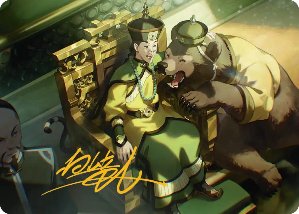 The Earth King Art Card (Gold-Stamped Signature) [Avatar: The Last Airbender Art Series] | Good Games Modbury