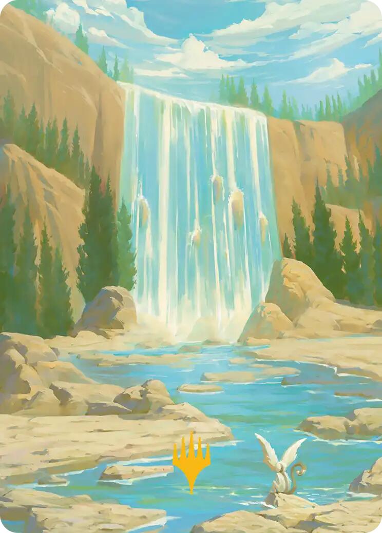 Island Art Card (Gold-Stamped Signature) [Avatar: The Last Airbender Art Series] | Good Games Modbury