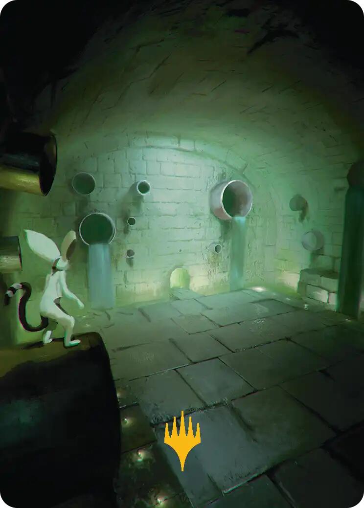 Swamp Art Card (Gold-Stamped Planeswalker Symbol) [Avatar: The Last Airbender Art Series] | Good Games Modbury