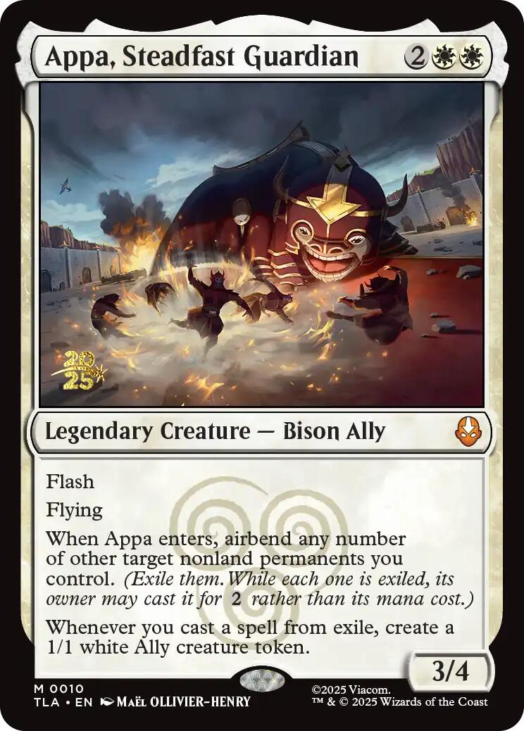 Appa, Steadfast Guardian [Avatar: The Last Airbender Prerelease Cards] | Good Games Modbury