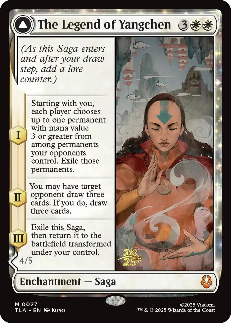 The Legend of Yangchen [Avatar: The Last Airbender Prerelease Cards] | Good Games Modbury