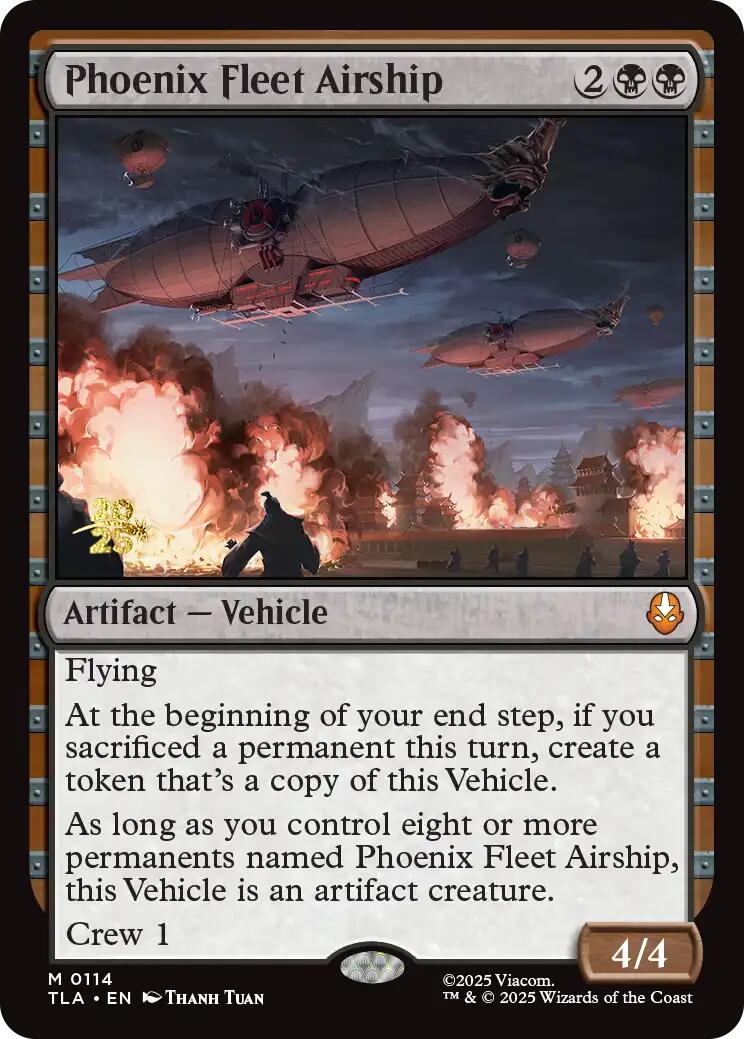 Phoenix Fleet Airship [Avatar: The Last Airbender Prerelease Cards] | Good Games Modbury