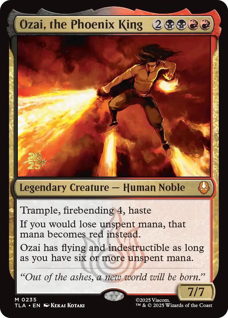 Ozai, the Phoenix King [Avatar: The Last Airbender Prerelease Cards] | Good Games Modbury