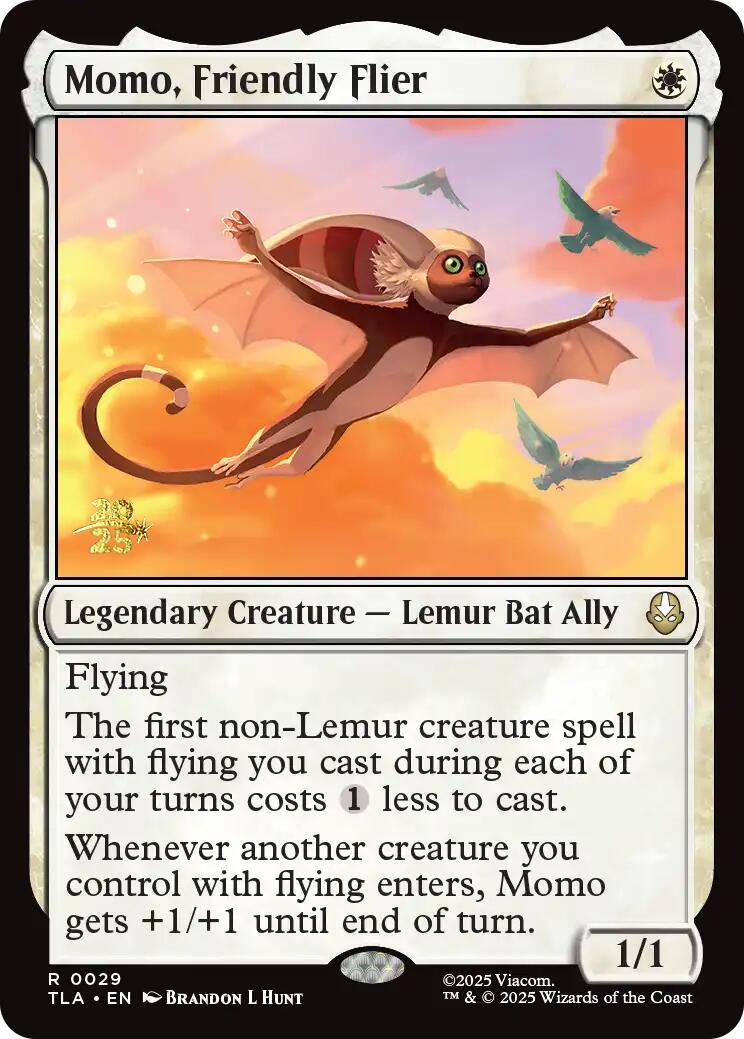 Momo, Friendly Flier [Avatar: The Last Airbender Prerelease Cards] | Good Games Modbury