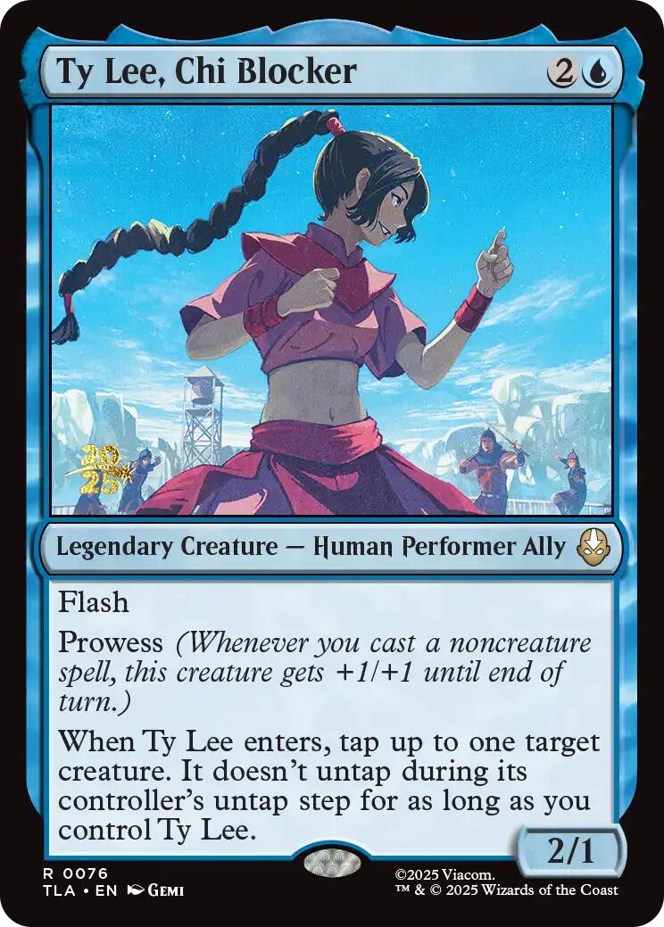 Ty Lee, Chi Blocker [Avatar: The Last Airbender Prerelease Cards] | Good Games Modbury