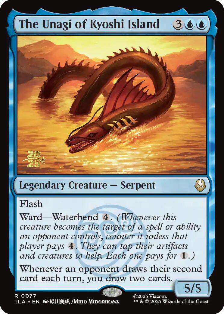 The Unagi of Kyoshi Island [Avatar: The Last Airbender Prerelease Cards] | Good Games Modbury