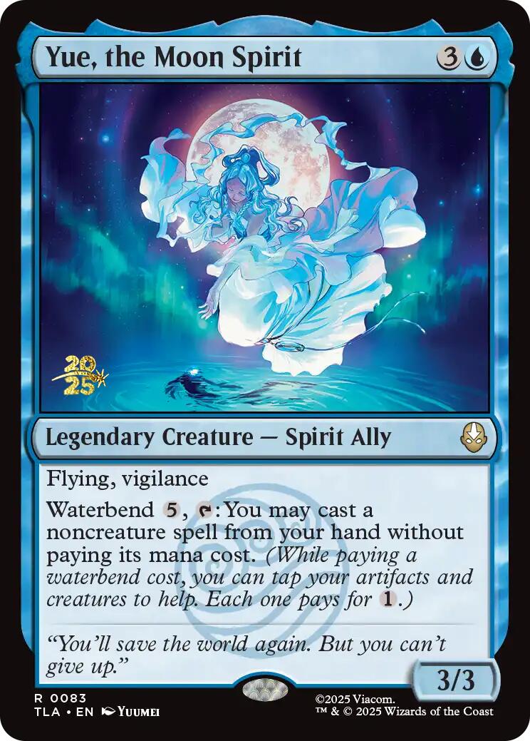 Yue, the Moon Spirit [Avatar: The Last Airbender Prerelease Cards] | Good Games Modbury