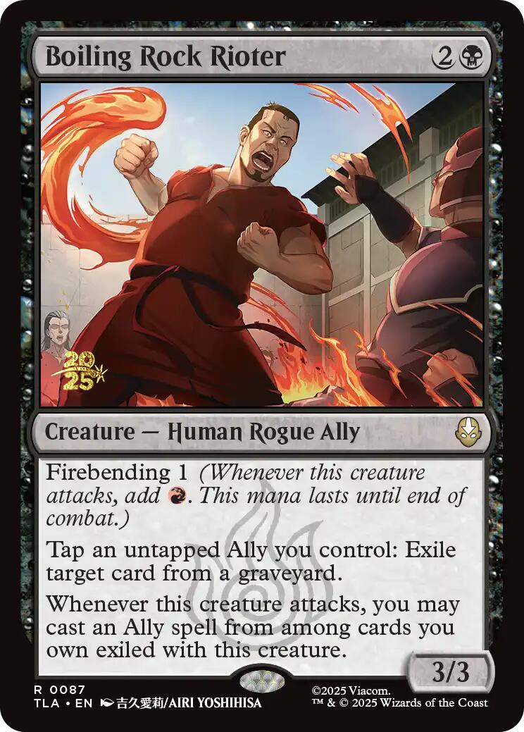 Boiling Rock Rioter [Avatar: The Last Airbender Prerelease Cards] | Good Games Modbury