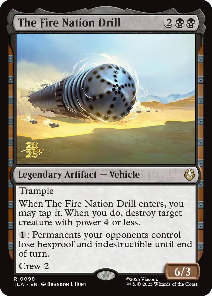 The Fire Nation Drill [Avatar: The Last Airbender Prerelease Cards] | Good Games Modbury