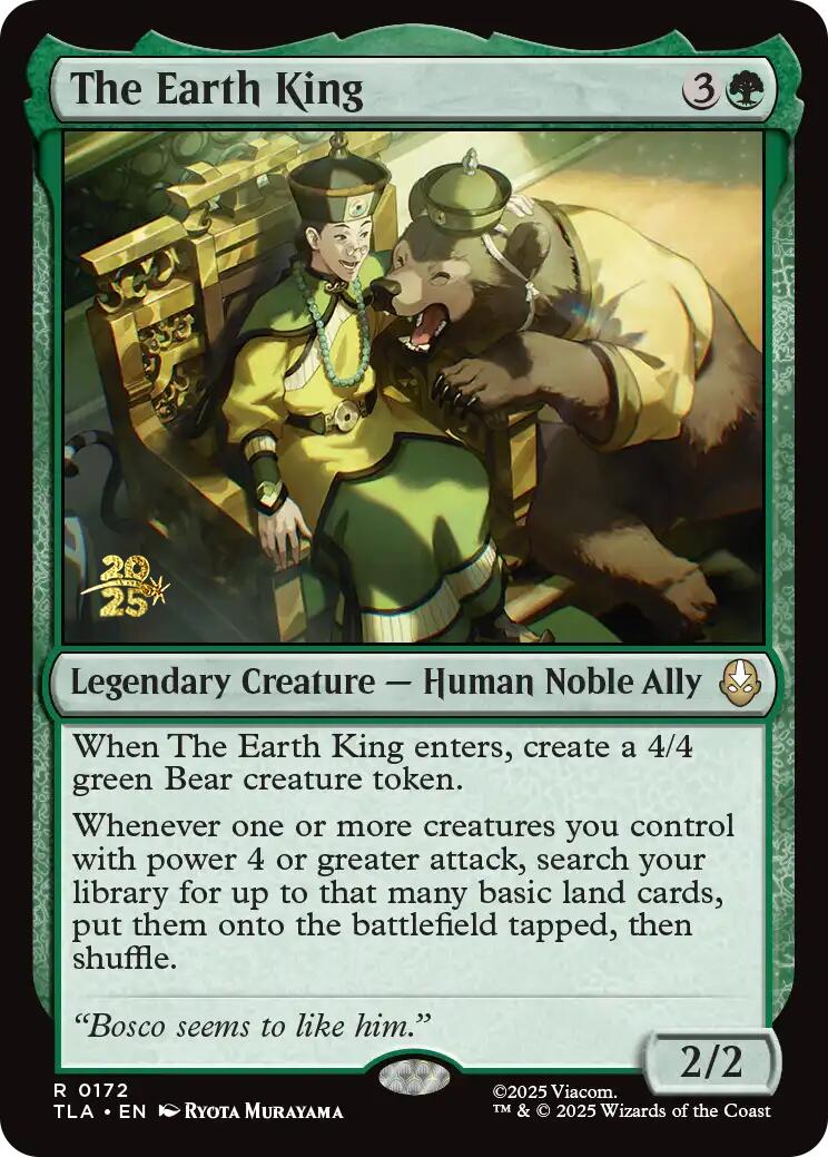 The Earth King [Avatar: The Last Airbender Prerelease Cards] | Good Games Modbury