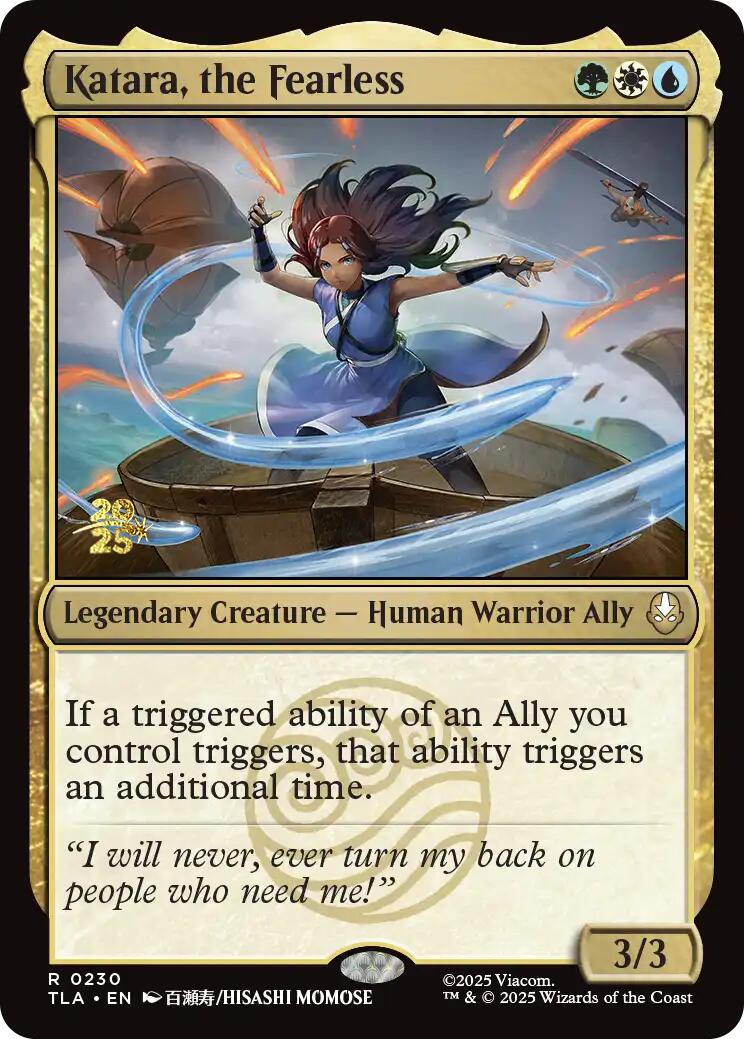 Katara, the Fearless [Avatar: The Last Airbender Prerelease Cards] | Good Games Modbury