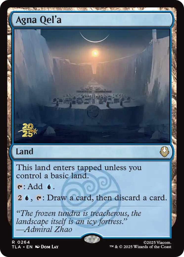 Agna Qel'a [Avatar: The Last Airbender Prerelease Cards] | Good Games Modbury