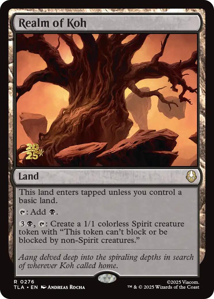 Realm of Koh [Avatar: The Last Airbender Prerelease Cards] | Good Games Modbury