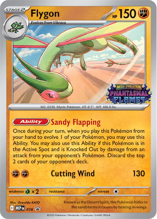 Flygon (016) (Prerelease) [Mega Evolution Promo] | Good Games Modbury