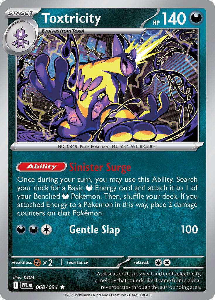 Toxtricity (068/094) (Theme Deck Exclusive) [Mega Evolution: Phantasmal Flames] | Good Games Modbury