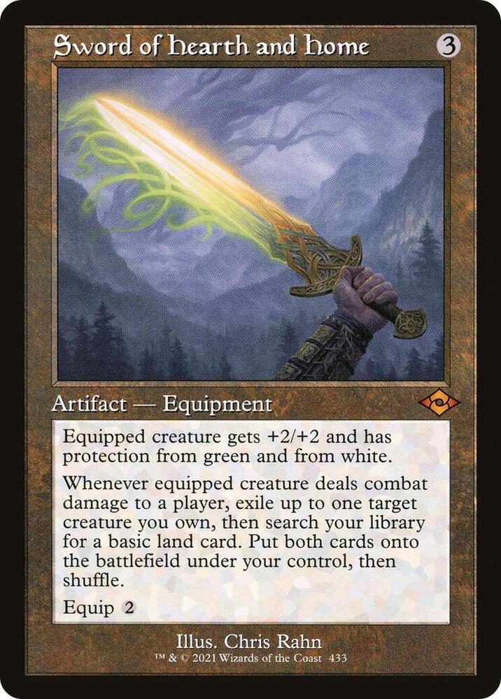 Sword of Hearth and Home Retro Frame 433/303 (Modern Horizons 2)  - Foil | Good Games Modbury
